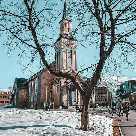 아파트 Cozy Aurora Corner - & Charming 트롬쇠